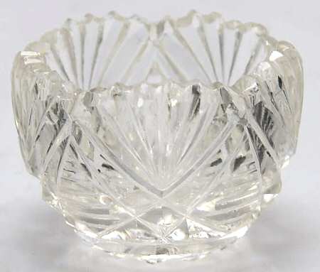 Glass and Plastic Liners (Hollowware) Crystal Salt Cellar Liner