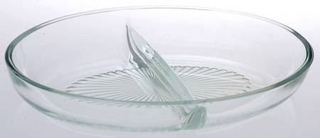 Glass and Plastic Liners (Hollowware) Oval Divided Vegetable Liner