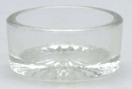 Glass and Plastic Liners (Hollowware) Crystal Salt Cellar Liner