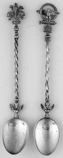 Sterling Flatware Demitasse Spoon - Set of 2 by Unknown Mfg Silver