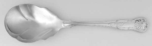 Kings (Silverplate) Solid Salad Serving Spoon