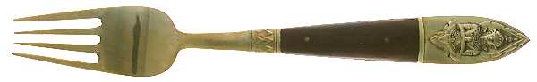 Siam-Brown (Brass) Fork