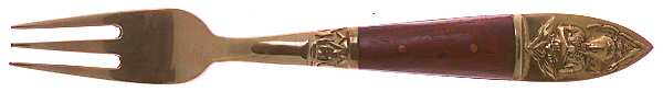 Siam-Brown (Brass) Cocktail/Seafood Fork