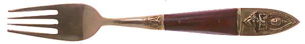Siam-Brown (Brass) Dessert Fork