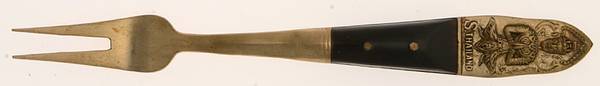 Thailand (Brass) Youth Fork by Unknown Mfg Silver
