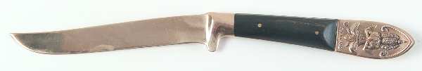 Thailand Individual Steak Knife Hollow Handle by Unknown Mfg Silver