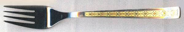 UNF1545 (Stainless, Gold Accent) Fork
