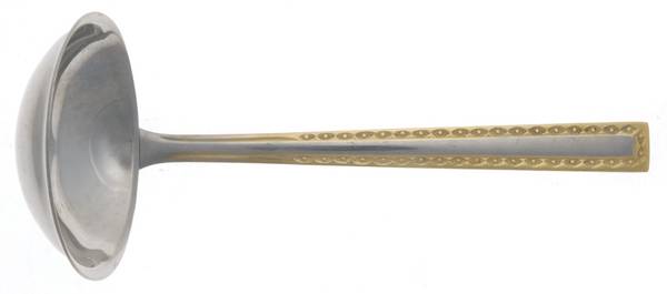 UNF1524GO (Stainless, Gold Accent) Solid Gravy Ladle