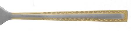 UNF1524GO (Stainless, Gold Accent) by Unknown Mfg Silver