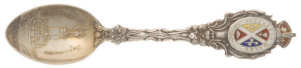 Canada Souvenir Spoons (Sterling) Canada Five O'Clock Spoon by Unknown Mfg Silver