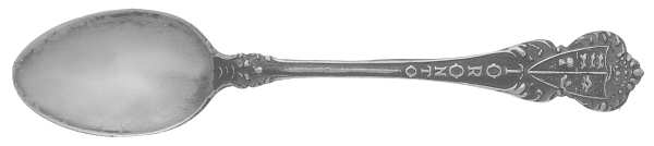 Canada Souvenir Spoons (Sterling) Canada Demitasse Spoon by Unknown Mfg Silver