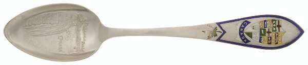 Canada Souvenir Spoons (Sterling) Canada Teaspoon by Unknown Mfg Silver