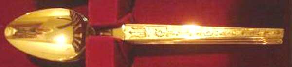 Mediterranean (Gold Electroplate) Place/Oval Soup Spoon
