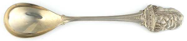 States & Cities Souvenir Spoons(Slvp) Wyoming Egg Spoon by Unknown Mfg Silver