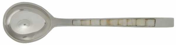 Aluminum Flatware Solid Salad Serving Spoon