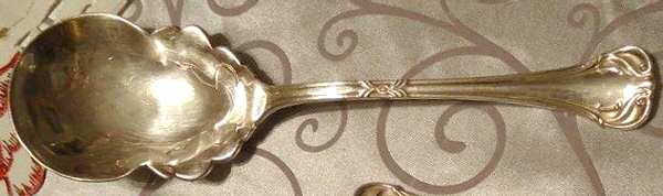 Nupical (Sterling) Small Solid Berry/Casserole Spoon