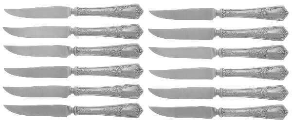 Nickel Silverplate Flatware by Unknown Mfg Silver