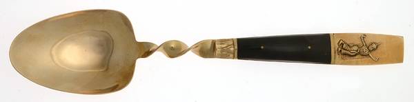 Siam (Brass) Solid Serving Spoon