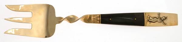 Siam (Brass) Solid Serving Fork