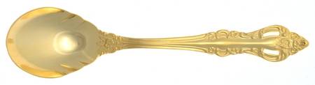 Romantic Rose (Gold Electroplate) Sugar Spoon