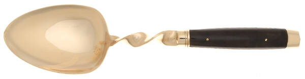 URT2 (Brass) Solid Serving Spoon