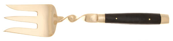 URT2 (Brass) Solid Serving Fork