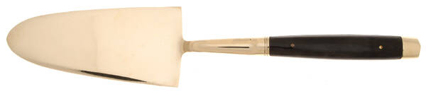 URT2 (Brass) Cake Server, Solid Piece