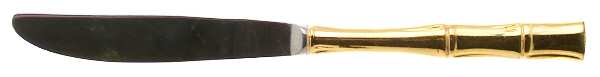 Gold Cane (Gold Electroplate) Modern Solid Knife