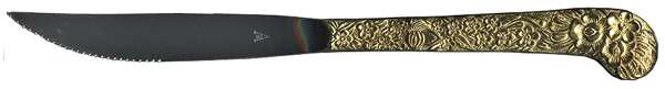 VS12 (GOLD ELEC) Individual Pistol Handle Steak Knife