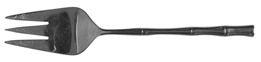 CANE (STAINLESS) Solid Salad Serving Fork