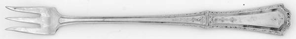 VBT1 (SILVERPLATE) Cocktail/Seafood Fork by Veribest