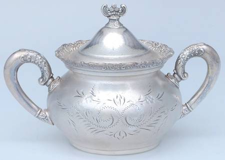 468 (Silverplate, Hollowware) Sugar Bowl & Lid