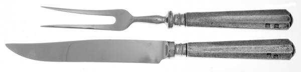 Ilton (Pewter) Small Stainless Blade 2-Piece Steak Carving Set