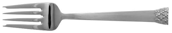 Soie (Stainless) Medium Solid Cold Meat Serving Fork
