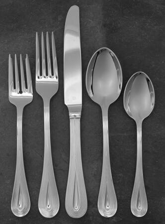 Lariat-Noveau (Stainless) 5 Piece Place Setting