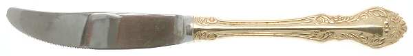 VS24 (Gold Electroplate) Modern Hollow Knife by Viners of Sheffield