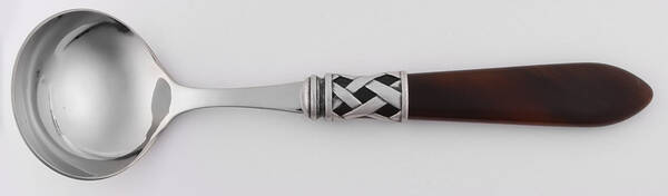 Aladdin-Tortoiseshell (Antique Lattice) Gravy Ladle with Stainless Bowl