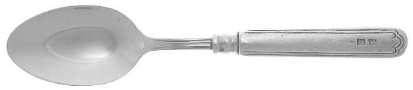 Filet (Pewter) Dessert/Oval Soup Spoon