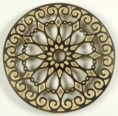Brass Trivets-Brass Hollowware by Virginia Metalcrafters
