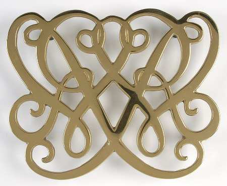 Brass Trivets-Brass Hollowware Trivet