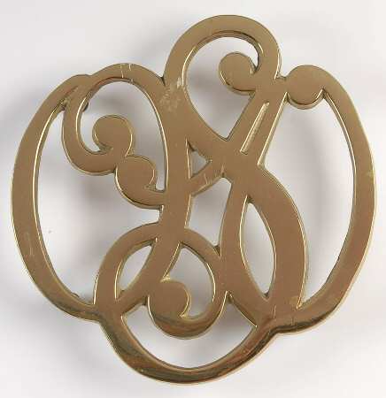 Brass Trivets-Brass Hollowware Trivet