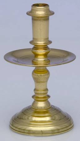 Colonial Williamsburg Brass Candlesticks 4" Candlestick