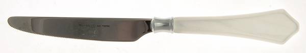 Verona-White (Stainless, Acrylic) New French Hollow Knife