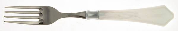 Verona-White (Stainless, Acrylic) Fork