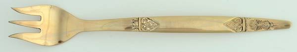 Gold Angel (Bronzeware) Individual Salad Fork