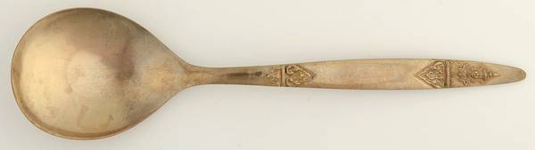 Gold Angel (Bronzeware) Solid Serving Spoon