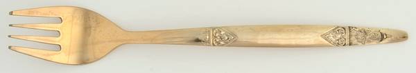 Gold Angel (Bronzeware) Dessert Fork