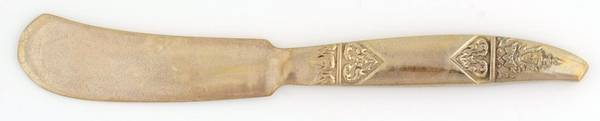 Gold Angel (Bronzeware) Flat Handle Butter Spreader