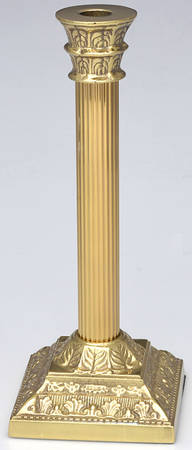The Mount Vernon Candlestick (Brass, Hollowware) 12" Candlestick