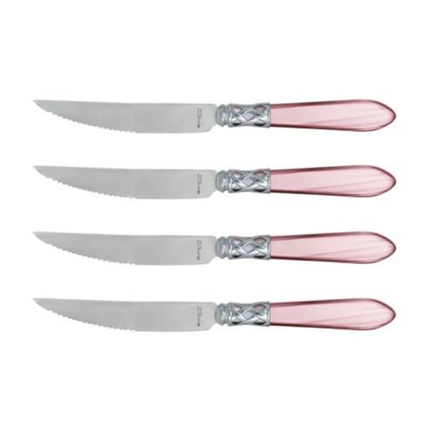 Aladdin Lilac (Brilliant Lattice) Individual Steak Knife Hollow Handle by Vietri